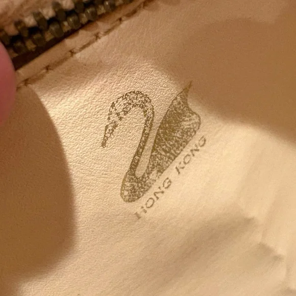 Elegant Vintage Tan and Cream Women's Handbag Great Condition Weave Woven - Picture 7 of 10